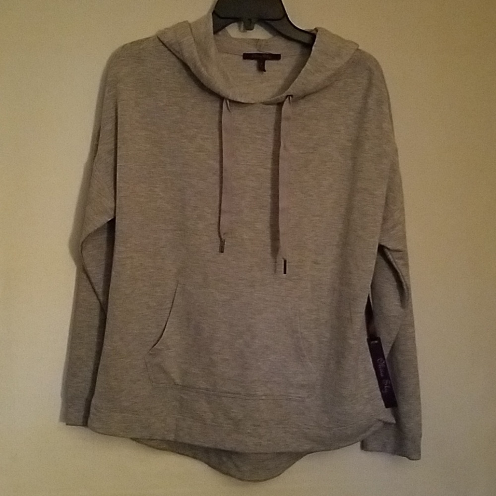 Olivia Sky Small Gray Hoodie